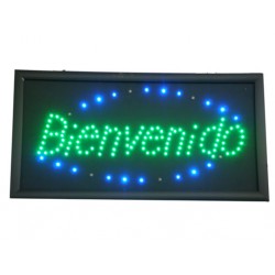 Cartel LED Bienvenido