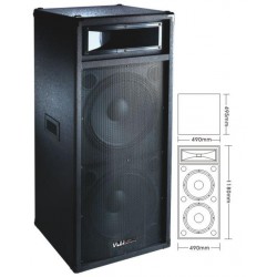 Cajas acústicas pasivas madera 2x15