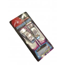 Embellecedor surtidores limpia parabrisas cromado