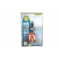 Mini raton con cable enrollable NO6750