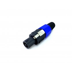 Conector Speakon NL4 - 4 polos macho