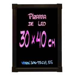 Pizarra de LED 30x40 + Paquete de 8 rotuladores