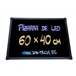 Pizarra de LED 60x40 + Paquete de 8 rotuladores