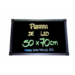 Pizarra de LED 70x50 + Paquete de 8 rotuladores