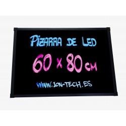 Pizarra de LED 80x60 + Paquete de 8 rotuladores