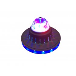 Mini bola disco LED RGB giratoria NO0112