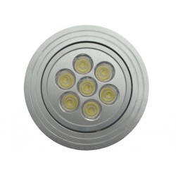 Downlight redondo 7W