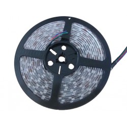 Tira LED 5050 RGB 60led/m + Mando y controlador