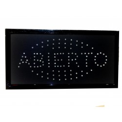 Cartel LED Abierto - 3 colores
